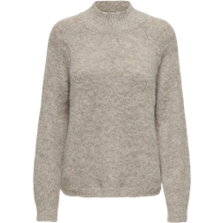 Only JdyZoey Life L/S HN Raglan - Harmaa