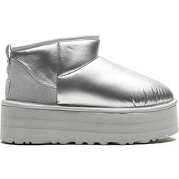 UGG Ultra Mini Platform Hi Shine - Silver