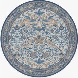 Ruggable 185 Round Area Rug Strawberry Thief Blue, Beige 185cm