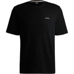 HUGO BOSS Cotton-Blend Pyjama T-Shirt - Embroidered Logo