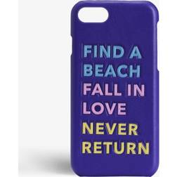 The Case Factory Find a Beach Purple iPhone 8