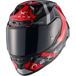 Nexx X.R3R Swirl Full Face Helmet - Schwarz/Rot/Grau