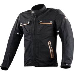 LS2 Bullet wasserdichte Motorrad Textiljacke, schwarz, Größe für Männer