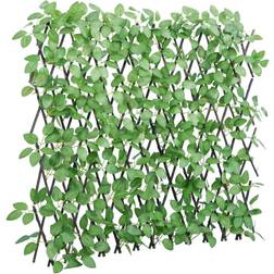 vidaXL Artificial Ivy Trellis Expandable Privacy Fence Screen 180 x 65 cm 180x180cm