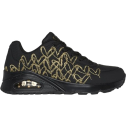 Skechers X JGoldcrown Uno Golden Heart W - Black/Gold