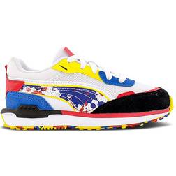 Puma Little Kid's City Rider Splash - White/Royal/Dandelion