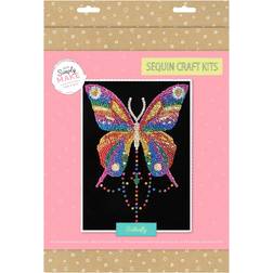 Simply Make Sequin Craft Kit Butterfly