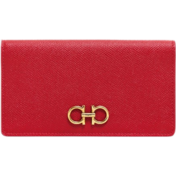 Ferragamo Gancini Continental Wallet - Lipstick Red