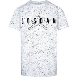 Nike Big Kid's Jordan Speckled Allover Print T-shirt - White (95B236G-100)