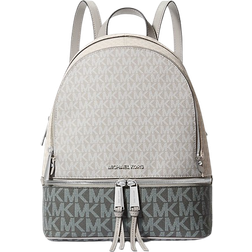 Michael Kors Rhea Medium Color Block Logo Backpack - Slate Multi