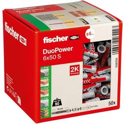 Fischer 538255 6.0x50mm 50pcs