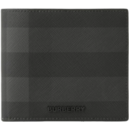 Burberry Check Bifold Wallet - Charcoal