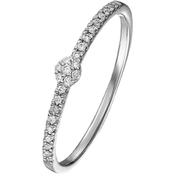 Christ Ring - White Gold/Diamonds