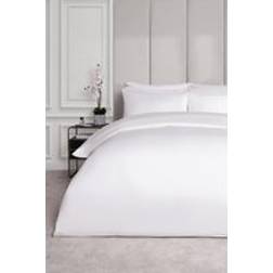 Highams 400 Thread Count Hotel Set King Duvet Cover White