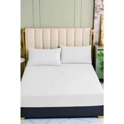 Ezysleep Egyptian Cotton White Fitted Single Bed Sheet