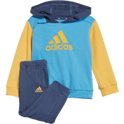 Adidas Essentials Colorblock Jogger Set - Semi Blue Burst/Semi Spark/Preloved Ink Mel