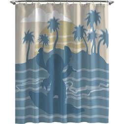 Jay Franco Disney Lilo and Stitch Shower Curtain 70 x 72 Inch