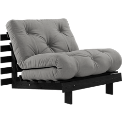 Karup Design Roots 90 Bäddsoffa Med Madrass 90x200 Svart Soffa 1-sits
