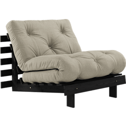 Karup Design Roots 90 Bäddsoffa Med Madrass 90x200 Svart Soffa