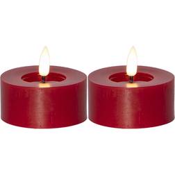 Star Trading Flamme Flow Warming Red LED-ljus 5.5cm 2st