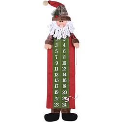 Santa Snowman Stereo Doll Decal Calendar Christmas Advent Calendar B