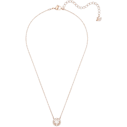 Swarovski Una Necklace - Rose Gold/Transparent