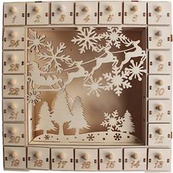 Christmas Tree Wooden Advent Calendar 3