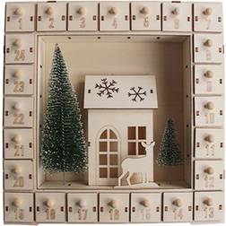 Christmas Tree Wooden Advent Calendar 1