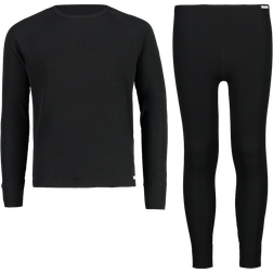 CMP Camiseta y pantalón Base Layer negro infantil - Black