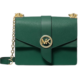 Michael Kors Greenwich Small Saffiano Leather Crossbody Bag - Bosco