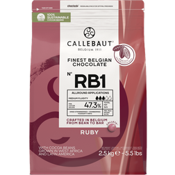 Callebaut Ruby Chokolade RB1 Callets 2500g 1pak
