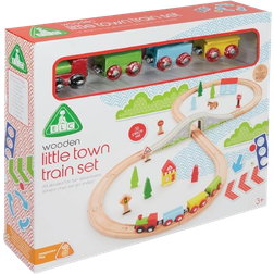 Early Learning Centre Wooden Little Town Train Set