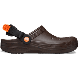 Crocs Classic Slip Resistant Work Clog - Coffee