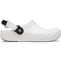 Crocs Classic Slip Resistant Work Clog - White