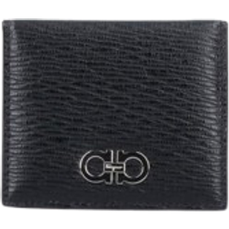 Ferragamo Gancini Coin Case - Black/Red