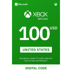 Microsoft Xbox Gift Card 100 USD