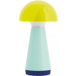Remember Bobbi 3 Sage Yellow,/Blue/Red Table Lamp 18cm
