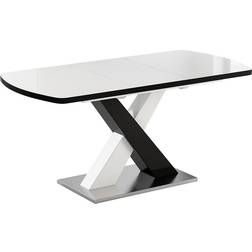 Vicco Chintomat Black Dining Table 80x160cm