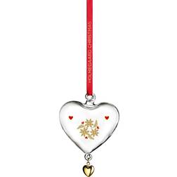 Holmegaard Christmas Heart 2024 Transparent Juletrepynt 8cm