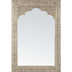 Beliani Pali Gold Wall Mirror 60x90cm