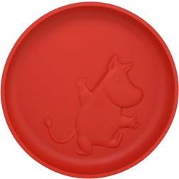 Rätt Start Mumin Silikon Tallrik Med Sugkopp Lingonberry Red