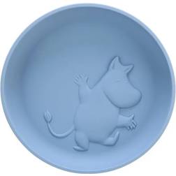 Rätt Start Mumin Silikon Tallrik med Sugkopp Sky Blue