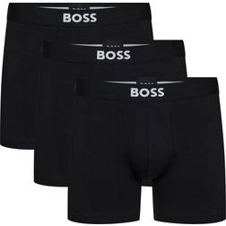BOSS ONE 3 Pack Boxer Briefs - Black