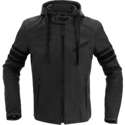 Richa Toulon Black Edition, Lederjacke Schwarz 66 Herren