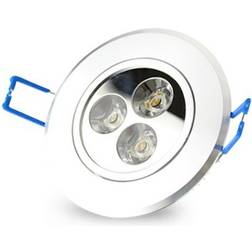 LEDlife 3W Indbygningsspot Ø7-8 cm Ø8,4 cm 4 cm Høj 12V 24V Spotlight