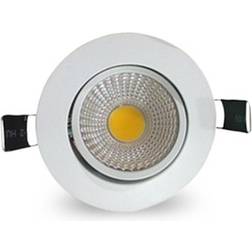 LEDlife 3W Indbygningsspot Ø6,7-8 cm Hvid Kant Dæmpbar Spotlight