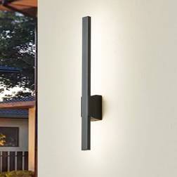 Lindby Sakari LED Outdoor Lamp Black Wall light