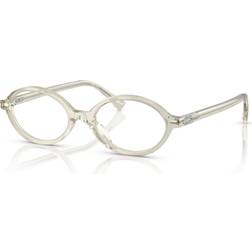 Miu Miu MU01XV 12U1O1 Transparent Hemp Grey