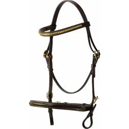 HY Equestrian In-Hand Bridle - Brown