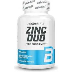 BioTech Zink Duo 60 Tablets 60 stk